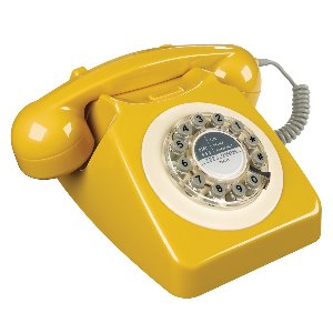 Retro Telefon - English Mustard