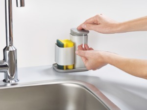 Duo Soap dispenser with sponge holder-organizator za sudoper